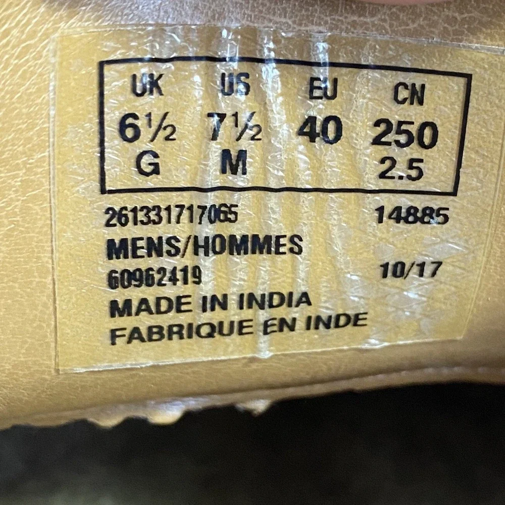 Clarks Shoes Men's 7.5 M Brown Leather Oxford Shoes Lace Up New